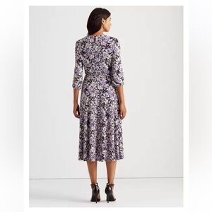 Ralph Lauren Purple A-Line Midi Dress